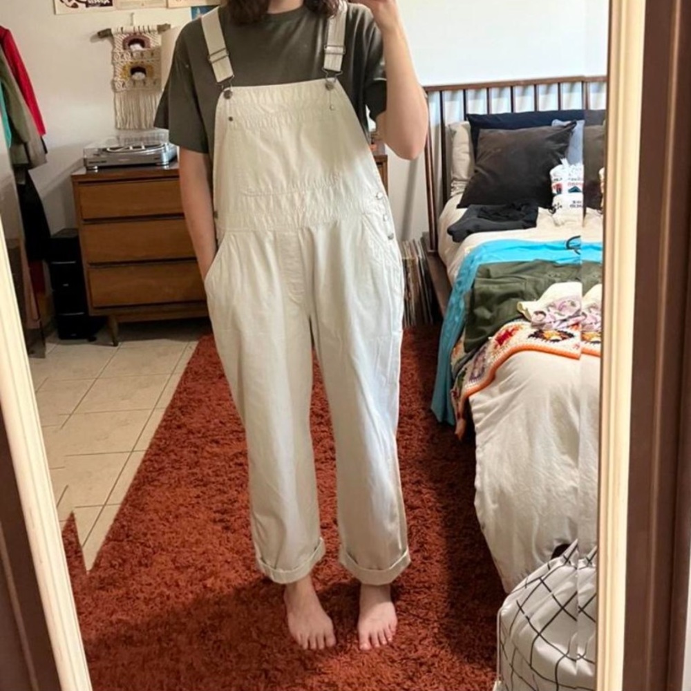 Cherokee vintage overalls off-white size L